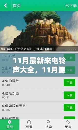 11月最新来电铃声大全,全面评测与详细介绍