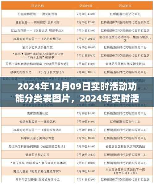 多维视角下的实时活动功能分类表图片解读——以2024年12月09日为例