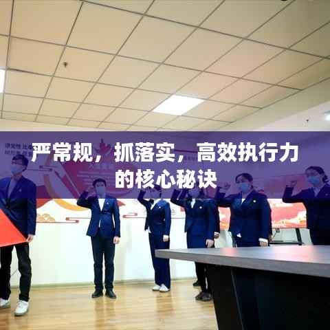 严常规，抓落实，高效执行力的核心秘诀